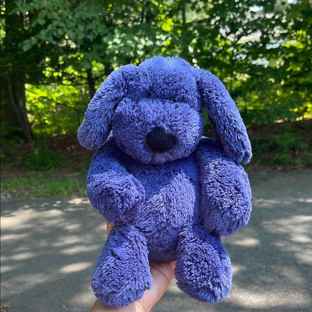 Aurora Huggable Buddies Dexter the Huggable Dog in Navy 13”